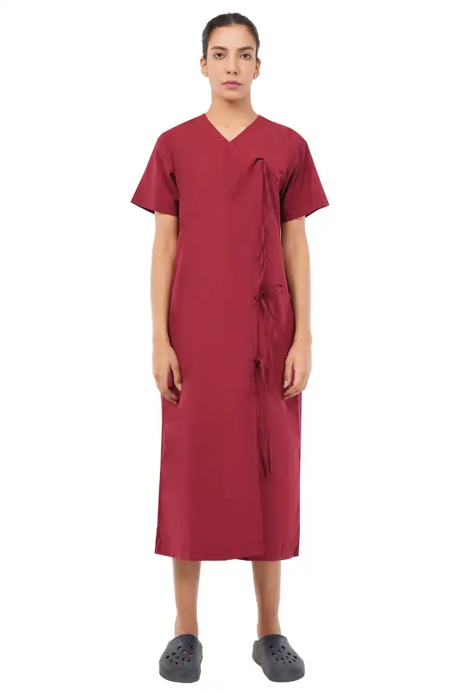 Unisex Patient Gown Wrap Style
